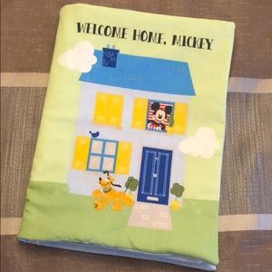New handmade fabric Mickey Mouse crinkle baby book
